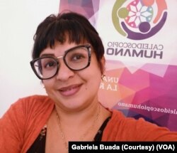 Venezuelalı insan hakları örgütü Caleidoscopio Humano’nun direktörü Gabriela Buada