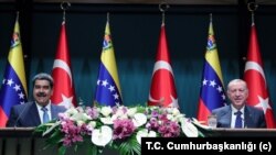 Venezuela Devlet Başkanı Nicolas Maduro ve Cumhurbaşkanı Recep Tayyip Erdoğan Ankara'da biraraya geldi.